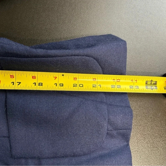 J. G. Hook Women’s Size 8 Vintage Navy Blue Wool‎ Blazer Double Breasted Career - Picture 9 of 13